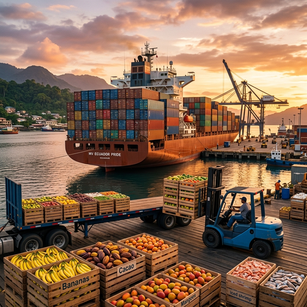 Puerto de exportación ecuatoriano